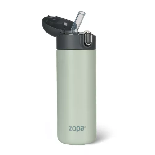 Zopa 400 ml-es termosz szívószállal - pisztáciazöld Pistacio green #ZOP086304