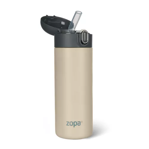 Zopa 400 ml-es termosz szívószállal - Cookie beige Cookie beige #ZOP086304