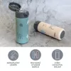 Zopa 350 ml-es termosz szívószállal és szilikon fogantyúval - pisztáciazöld Pistacio green #ZOP086302