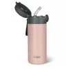Zopa 350 ml-es termosz szívószállal és szilikon fogantyúval - candy pink Candy pink #ZOP086302