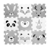 Zopa 9 db-os Puzzle habszőnyeg - 30x30 cm - erdő Forest #ZOP086620