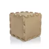Zopa 9 db-os Puzzle habszőnyeg - 30x30 cm - mogyoróbarna Hazel Brown #ZOP086620