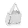 Zopa 9 db-os Puzzle habszőnyeg - 30x30 cm - ivory beige Ivory Beige #ZOP086620