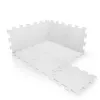 Zopa 9 db-os Puzzle habszőnyeg - 30x30 cm - ivory beige Ivory Beige #ZOP086620