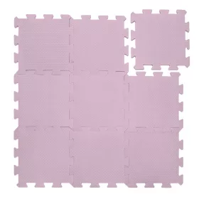   Zopa 9 db-os Puzzle habszőnyeg - 30x30 cm - sugar pink Sugar Pink #ZOP086620