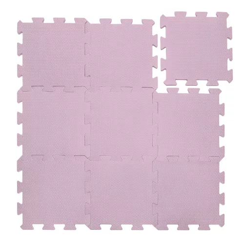 Zopa 9 db-os Puzzle habszőnyeg - 30x30 cm - sugar pink Sugar Pink #ZOP086620