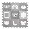 Zopa 9 db-os Puzzle habszőnyeg - 30x30 cm - vadvilág Wild Life #ZOP086620