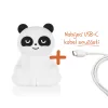 Zopa Szilikon LED Lámpa M-es méret Panda #ZOP106666