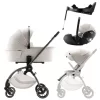 Britax Römer Rio Comfort Plus LUX Szett Soft Taupe (Rio babakocsi + mózeskosár + Baby-Safe PRO babahordozó + Vario Base 5Z)