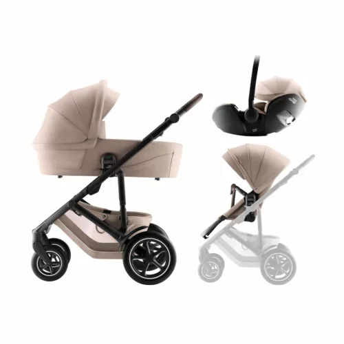Britax Römer Smile 5Z Comfort Set Style Teak - mózeskosár - Baby-Safe Pro #BRR013144