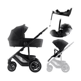   Britax Römer Smile 5Z Comfort Plus Set Style Carbon Black - mózeskosár - Baby-Safe Pro - Vario Base 5Z #BRR013143