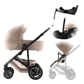   Britax Römer Smile 5Z Comfort Plus Set Style Teak - mózeskosár - Baby-Safe Pro - Vario Base 5Z #BRR013143