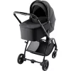 Britax Römer Rio Essential STYLE Szett Carbon Black (Rio babakocsi + mózeskosár)