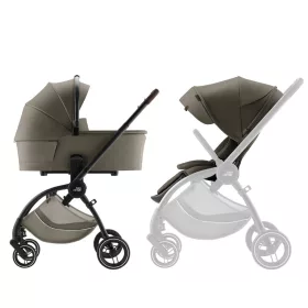  Britax Römer Rio Essential LUX Szett Urban Olive (Rio babakocsi + mózeskosár)