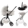 Britax Römer Rio Comfort LUX Szett Soft Taupe (Rio babakocsi + mózeskosár + Baby-Safe PRO babahordozó)