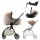 Britax Römer Rio Comfort Plus STYLE Szett Teak (Rio babakocsi + mózeskosár + Baby-Safe PRO babahordozó + Vario Base 5Z)