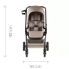Britax Römer Rio Comfort Plus STYLE Szett Teak (Rio babakocsi + mózeskosár + Baby-Safe PRO babahordozó + Vario Base 5Z)