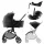 Britax Römer Rio Comfort Plus STYLE Szett Carbon Black (Rio babakocsi + mózeskosár + Baby-Safe PRO babahordozó + Vario Base 5Z)