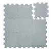 Zopa 9 db-os Puzzle habszőnyeg - 30x30 cm - világos szürke Light Grey #ZOP086620