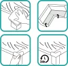 Zopa Hab sarokvédő 4 db off white #ZOP063012