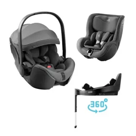  Britax Römer Baby-Safe Pro + Vario Base 5Z + Dualfix 5z Style Mineral Grey #BRR023130