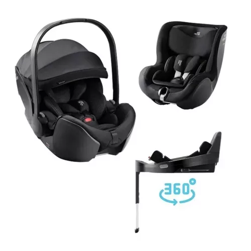 Britax Römer Baby-Safe Pro + Vario Base 5Z + Dualfix 5z Style Carbon Black #BRR023130