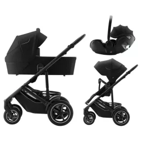   Britax Römer Smile 5Z Comfort Set Classic Space Black - mózeskosár - Baby-Safe Pro #BRR01313
