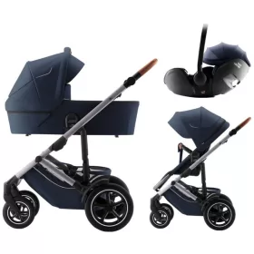   Britax Römer Smile 5Z Comfort Set Style Night Blue - mózeskosár - Baby-Safe Pro #BRR013134