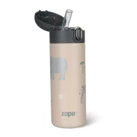   Zopa 400 ml-es termosz szívószállal - szafari Safari #ZOP086304