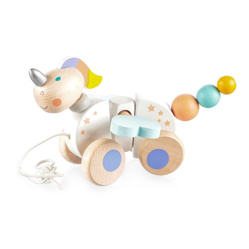 Zopa fa játék húzható unikornis