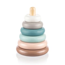 Zopa fa játék gyűrűtorony #kék