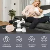 Zopa Noma 3 fokozatú elektromos mellszívó - pink Pink #ZOP081101