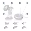 Zopa Yooki elektromos mellszívó - white White #ZOP081102