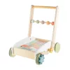 Zopa Fa járássegítő kocsi építőkockákkal Wood #ZOP086078