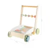 Zopa Fa járássegítő kocsi építőkockákkal Wood #ZOP086078