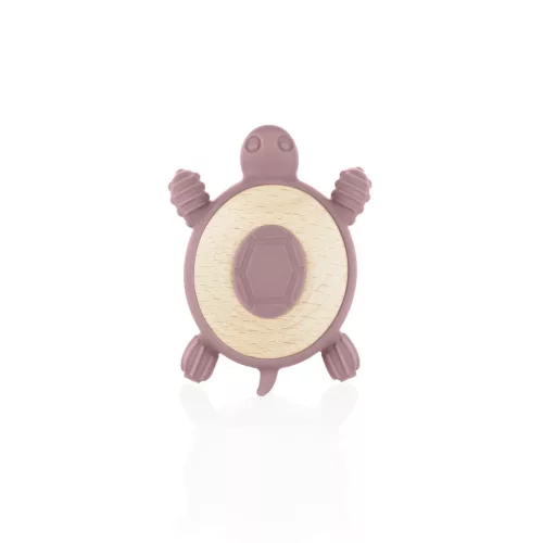 Zopa Szilikon-fa rágóka Teknős - rózsaszín Old Pink #ZOP086432