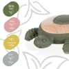 Zopa Szilikon-fa rágóka Teknős - rózsaszín Old Pink #ZOP086432