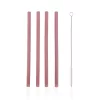 Zopa Szilikon szívószál 4 db - rózsaszín Old Pink #ZOP086404