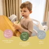 Zopa Szilikon szívószál 4 db - rózsaszín Old Pink #ZOP086404