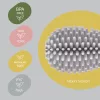 Zopa Szilikon palacktisztító kefe 3az1-ben Light Grey #ZOP086406