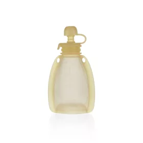   Zopa Szilikon újratölthető bébiétel tasak - sárga Transparent Yellow #ZOP086352