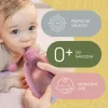 Zopa Szilikon újratölthető bébiétel tasak - sárga Transparent Yellow #ZOP086352