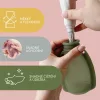 Zopa Szilikon újratölthető bébiétel tasak - szürke Transparent Grey #ZOP086352
