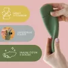 Zopa Szilikon evőeszköz tok - mustársárga Mustard Yellow #ZOP086354
