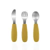Zopa Szilikon gyerek evőeszköz - mustársárga Mustard Yellow #ZOP086356