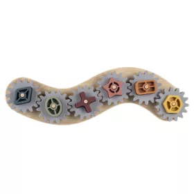   Zopa Szilikon-bambusz kirakó fogaskerekekkel Multicolor #ZOP086512