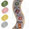 Zopa Szilikon-bambusz kirakó fogaskerekekkel Multicolor #ZOP086512