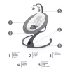 Zopa Lullaby pihenőszék - Gray stars/Grey Gray stars/Grey #ZOP055226