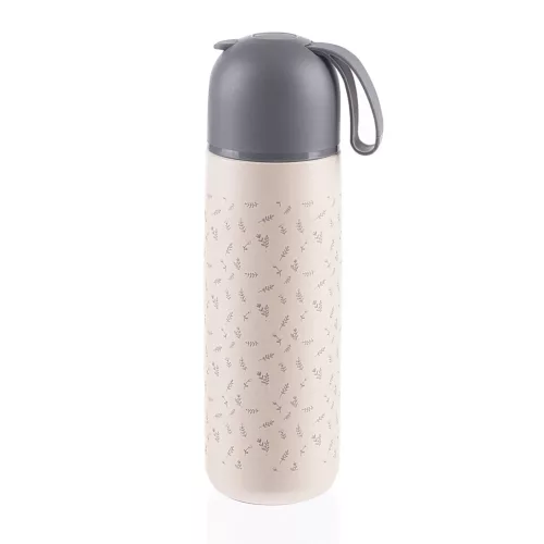 Zopa 400 ml-es termosz szilikon fogantyúval - virágok Flowers #ZOP086260
