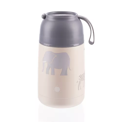 Zopa 620 ml-es ételtermosz szilikon tartóval - szafari Safari #ZOP086300